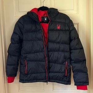 Spyder boys water resistant puffer jacket